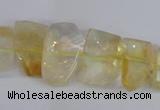 CCR355 15.5 inches 13*18mm - 15*20mm freeform natural citrine beads