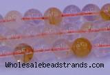 CCR361 15.5 inches 6mm round citrine beads wholesale