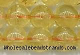 CCR382 15 inches 8mm round citrine beads wholesale