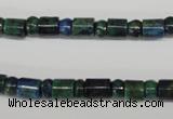 CCS152 15.5 inches 4*6mm rondelle & 6*7mm tube dyed chrysocolla beads