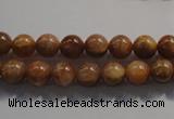 CCS351 15.5 inches 6mm round AB grade natural golden sunstone beads