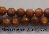 CCS383 15.5 inches 10mm round AAA grade natural golden sunstone beads