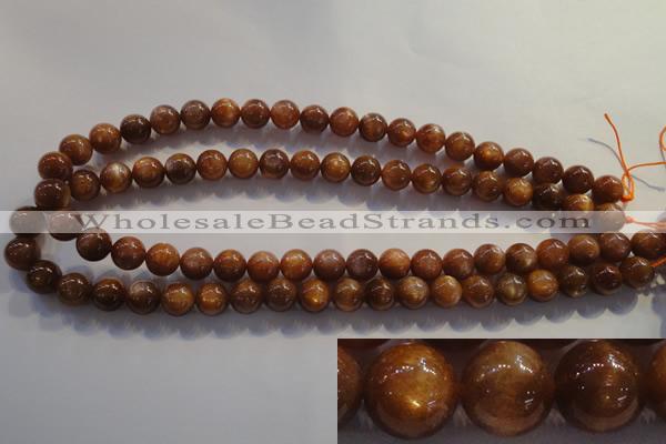 CCS383 15.5 inches 10mm round AAA grade natural golden sunstone beads