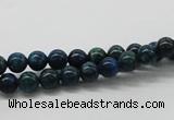 CCS51 16 inches 6mm round dyed chrysocolla gemstone beads wholesale