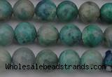 CCS512 15.5 inches 8mm round natural chrysocolla gemstone beads