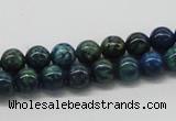 CCS52 16 inches 8mm round dyed chrysocolla gemstone beads wholesale