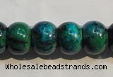 CCS618 15.5 inches 12*16mm rondelle dyed chrysocolla gemstone beads