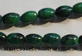 CCS630 15.5 inches 8*12mm rice dyed chrysocolla gemstone beads