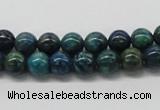 CCS72 15.5 inches 14mm round dyed chrysocolla gemstone beads