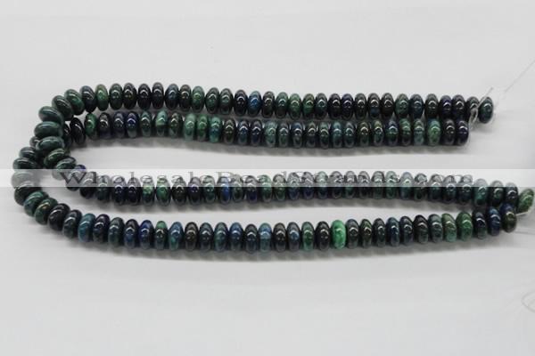 CCS73 15.5 inches 5*8mm rondelle dyed chrysocolla gemstone beads