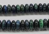 CCS74 15.5 inches 6*10mm rondelle dyed chrysocolla gemstone beads