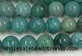 CCS873 15.5 inches 5mm round natural chrysocolla gemstone beads