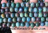 CCS895 15 inches 10mm round natural chrysocolla gemstone beads