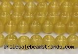 CCT1415 15 inches 4mm, 6mm round cats eye beads