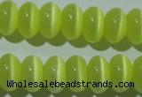 CCT276 15 inches 5*8mm rondelle cats eye beads wholesale