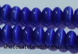 CCT288 15 inches 5*8mm rondelle cats eye beads wholesale