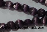 CCT367 15 inches 6mm faceted round cats eye beads wholesale