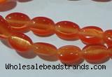 CCT604 15 inches 4*6mm oval cats eye beads wholesale