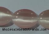 CCT724 15 inches 10*14mm oval cats eye beads wholesale