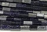 CCU1112 15 inches 2*4mm cuboid blue goldstone beads