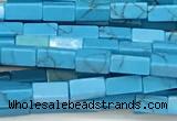 CCU1116 15 inches 2*4mm cuboid imitation turquoise beads