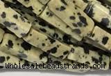 CCU1156 15 inches 4*13mm cuboid dalmatian jasper beads