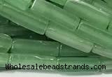 CCU1163 15 inches 4*13mm cuboid green aventurine jade beads