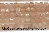 CCU1324 15 inches 2.5mm faceted cube suntone beads