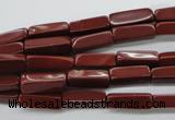 CCU502 15.5 inches 4*13mm cuboid red jasper beads wholesale