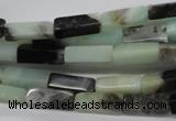 CCU518 15.5 inches 4*13mm cuboid amazonite gemstone beads wholesale