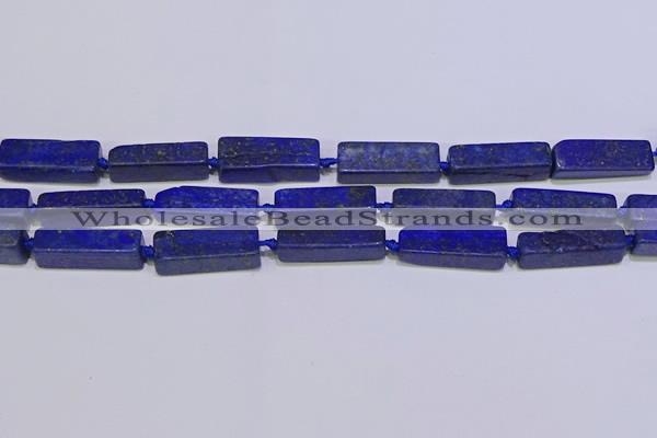 CCU620 15.5 inches 8*20mm - 10*30mm cuboid lapis lazuli beads