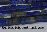 CCU721 15.5 inches 4*13mm cuboid lapis lazuli beads wholesale