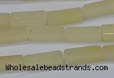 CCU730 15.5 inches 4*13mm cuboid yellow jade beads wholesale