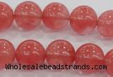 CCY106 15.5 inches 16mm round cherry quartz beads wholesale