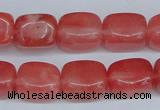 CCY152 15.5 inches 11*15mm cuboid cherry quartz beads wholesale