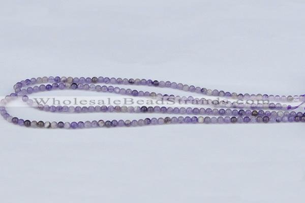 CDA50 15.5 inches 4mm round dogtooth amethyst beads wholesale