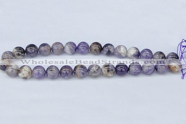 CDA55 15.5 inches 14mm round dogtooth amethyst beads wholesale