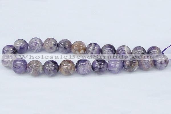 CDA57 15.5 inches 18mm round dogtooth amethyst beads wholesale