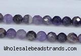 CDA58 15.5 inches 6mm faceted round dogtooth amethyst beads