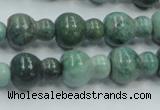 CDB10 15.5 inches 12*16mm calabash natural new dragon blood jasper beads