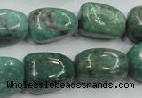 CDB11 15.5 inches 14*20mm nugget natural new dragon blood jasper beads