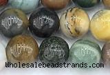 CDB111 15 inches 8mm round new dragon blood jasper beads