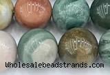 CDB112 15 inches 10mm round new dragon blood jasper beads