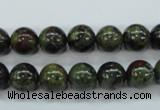 CDB230 15.5 inches 10mm round natural dragon blood jasper beads