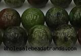 CDB305 15.5 inches 14mm round dragon blood jasper beads wholesale