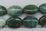 CDB35 15.5 inches 13*18mm oval new dragon blood jasper beads