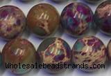 CDE1058 15.5 inches 10mm round sea sediment jasper beads wholesale