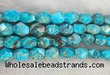 CDE1361 15.5 inches 15*20mm faceted nuggets sediment jasper beads