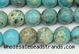 CDE1367 15.5 inches 6mm round sea sediment jasper beads wholesale