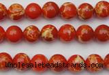 CDE2001 15.5 inches 6mm round dyed sea sediment jasper beads